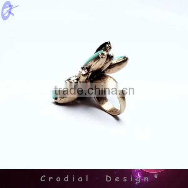 2014 Cheap Wholesale Fashion Jewelry Crystal Rings Fashion Ring Jewelry For Young People