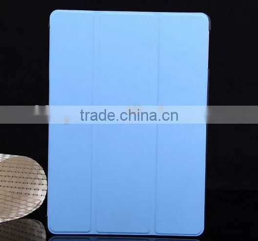 2014 new products Tri-Fold Sleep Smart Case Matte Cover Stand Holder For Apple iPad 5 5th iPad AirD0106