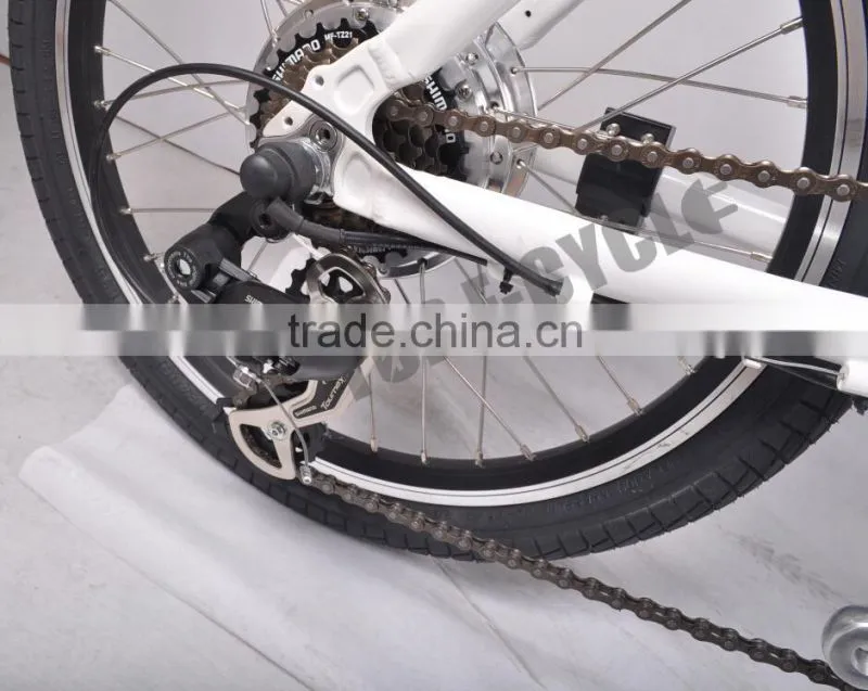 Alloy frame mini ebike easy riding small folding electric bike