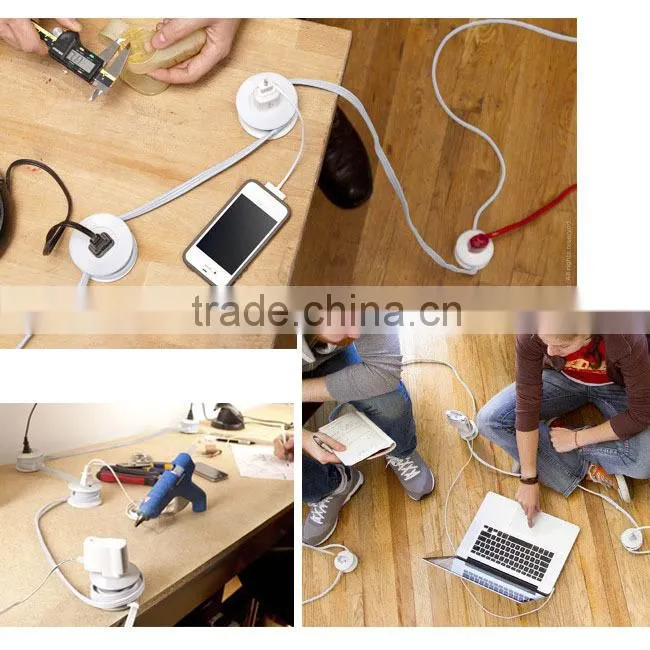 3pcs multi function switched socket outlet