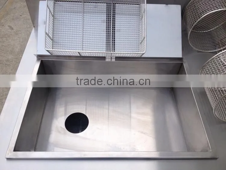 fast food equipment electric breading table for sale