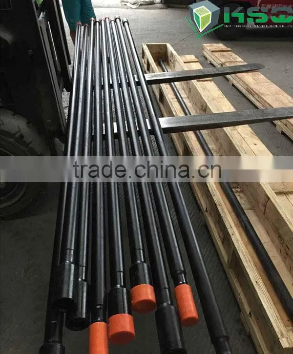 hard rock Mining thread drill rod / extension drill rod