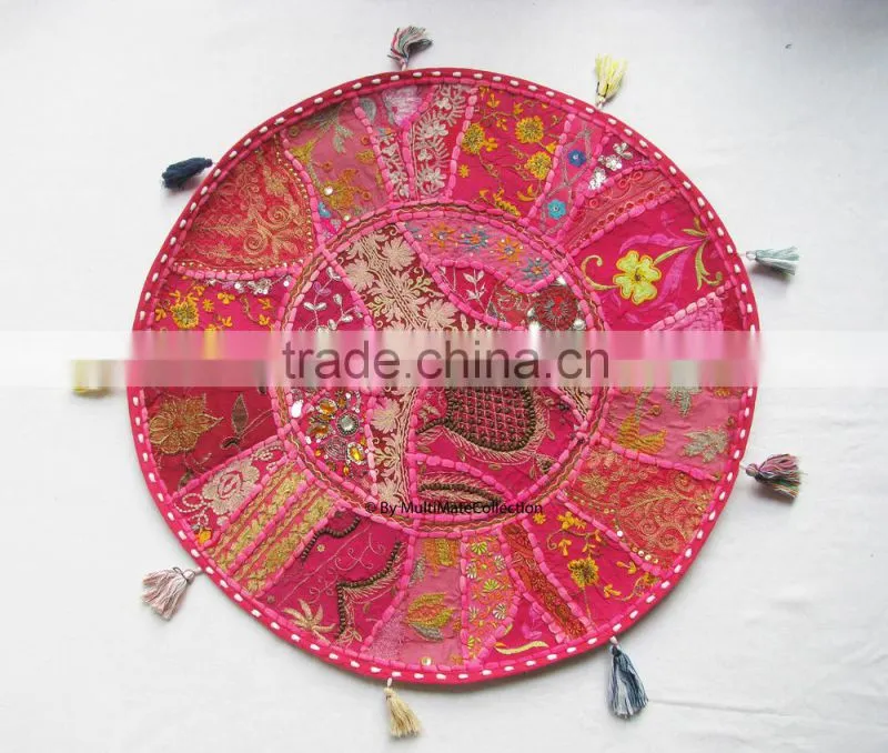 Indian Meditation cushions Indian Round Floor cushions Indian Ethnic Round Meditation cushion covers