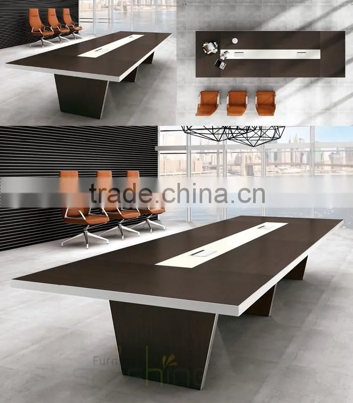 Modern Meeting Room Furniture 12 Seater Conference Table BS-H4815