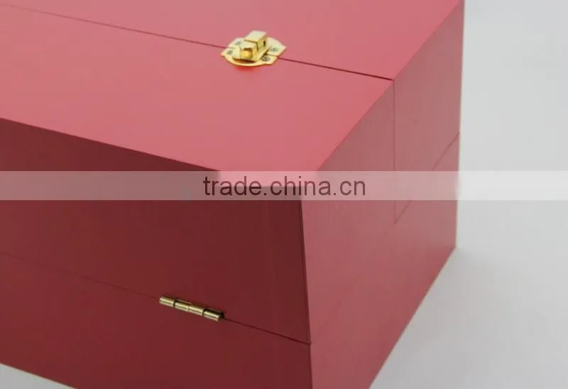 High quality wooden display box for Crystal Cup packaging