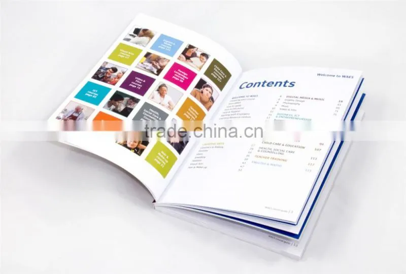 Book printing. Paperback. Perfect binding