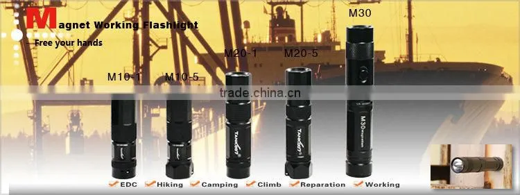 Tank007 best working magnetic torch flashlight lamp wholesale M30