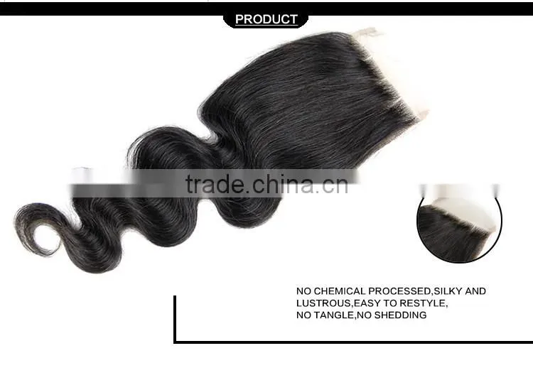 Bleached Knots silk top cheap human hair free parting bangs lace closure