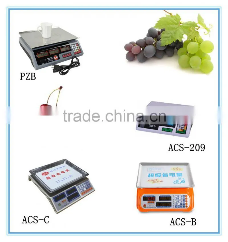 3kg 6kg 15kg 30kg Digital Retail Scale, digital gram scale, wholesale scale