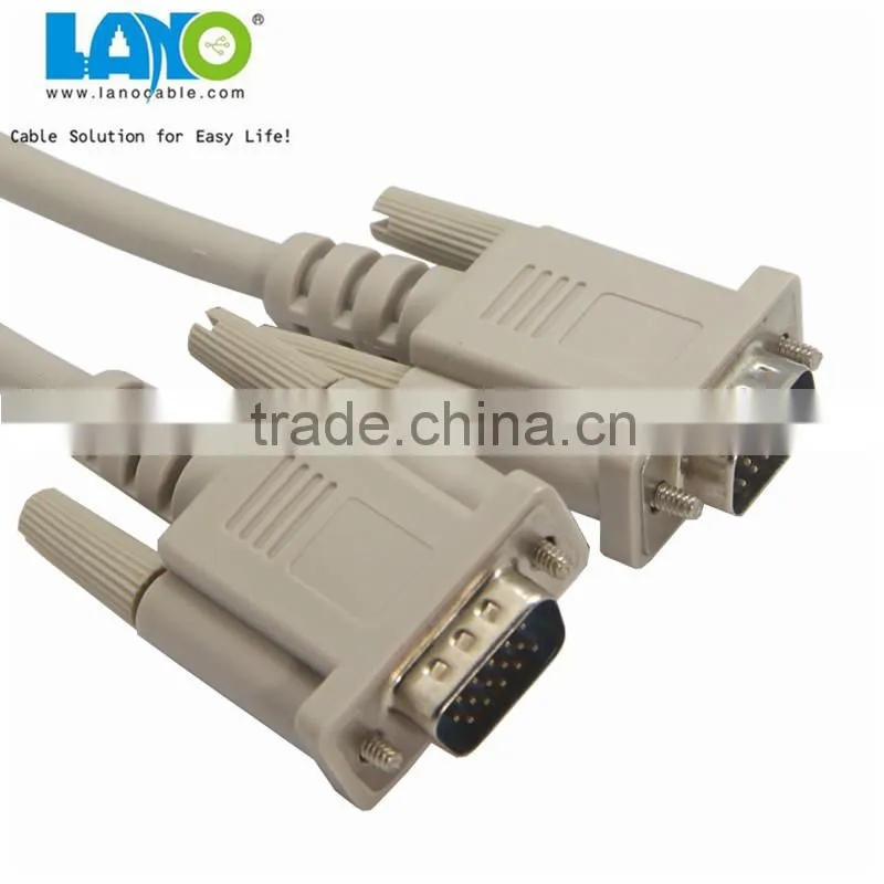 Original 15 pin copper material vga breakout cable