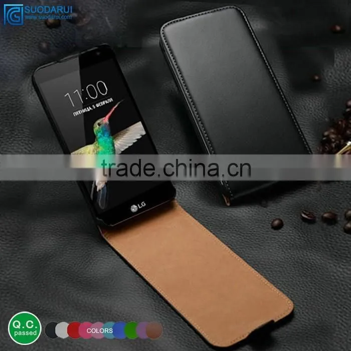 High quality leather case for LG K4 ultra slim flips leather case Mix colors