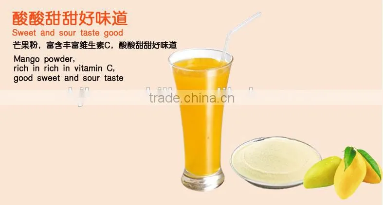 solid instant mango juice drink