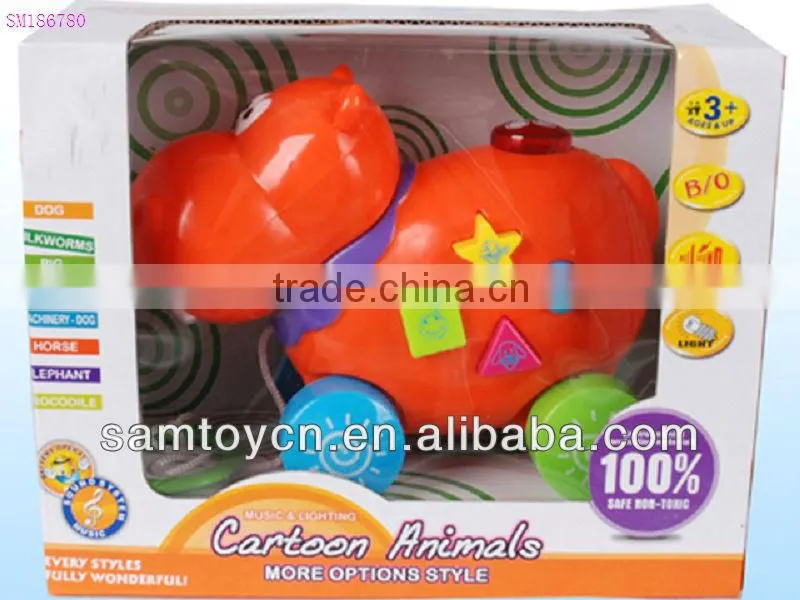 B/O plastic cartoon dinosaur toys