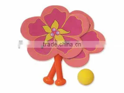 Sponge racket purple flower growing sponge toys