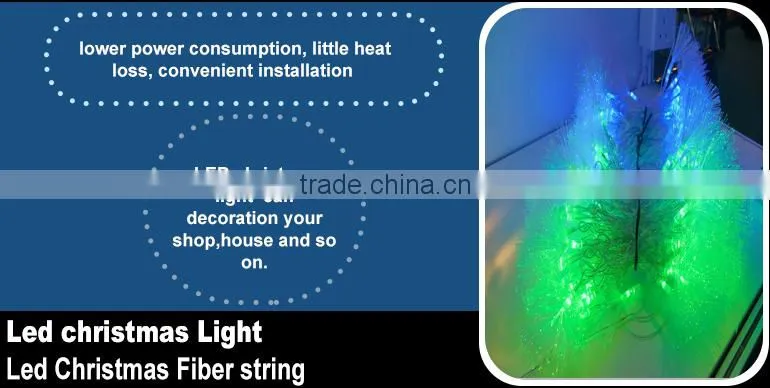 Safety Colors Changeable Hight Quality Led Fiber Optic Light String In/outdoor Decoration