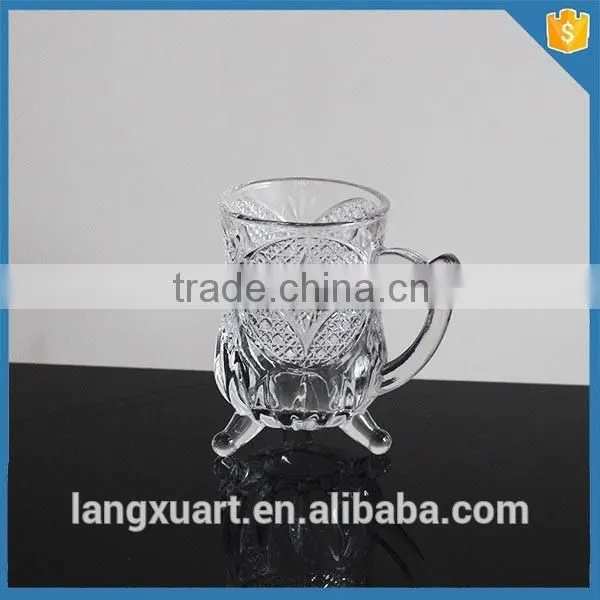 LXHY promotional pounch pressed wide mouth coffee mug