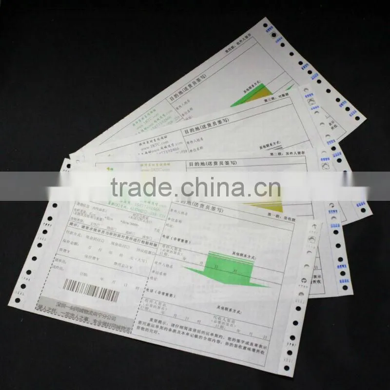 printing international consignment note sample