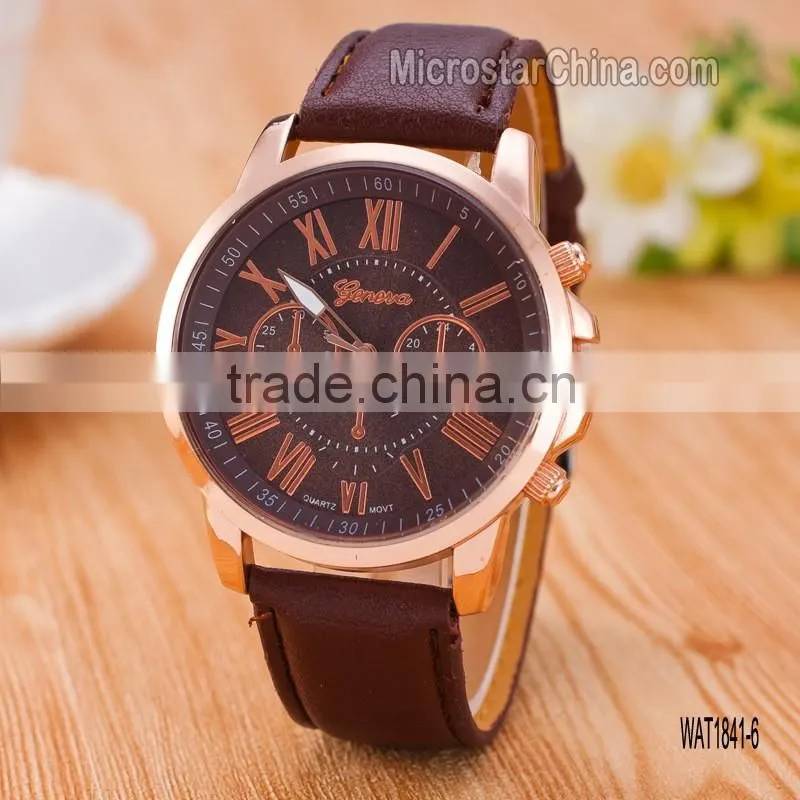 2016 wholesale fashion wrist wood color watch