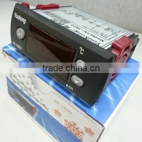 Electronic internal, external temperature controller/cold room temperature thermostat 110v/220v CE ISO RHOS APPROVED YK-1820