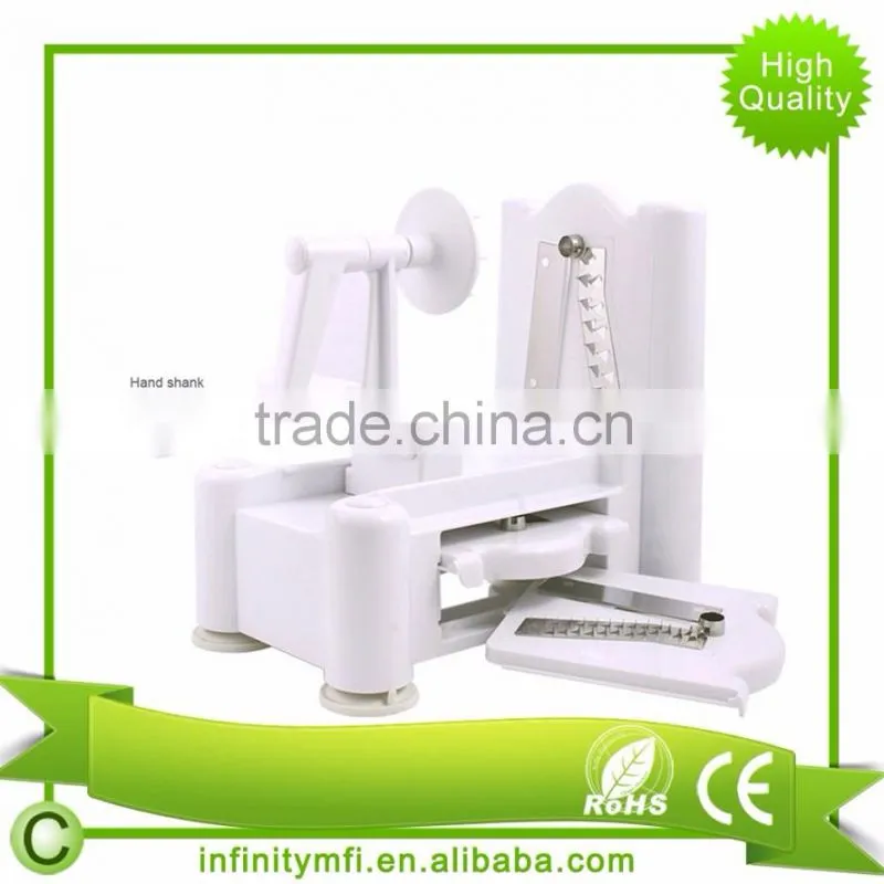 Spiral Slicer Spiralizer Complete Recipe Vegetable Cutter Noodle Spaghetti Maker with Vegetable Peeler