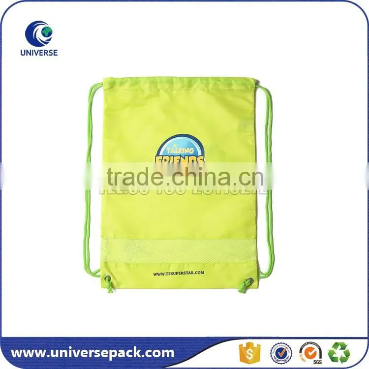 China Supplier wholesale nylon eco bag with drawstring