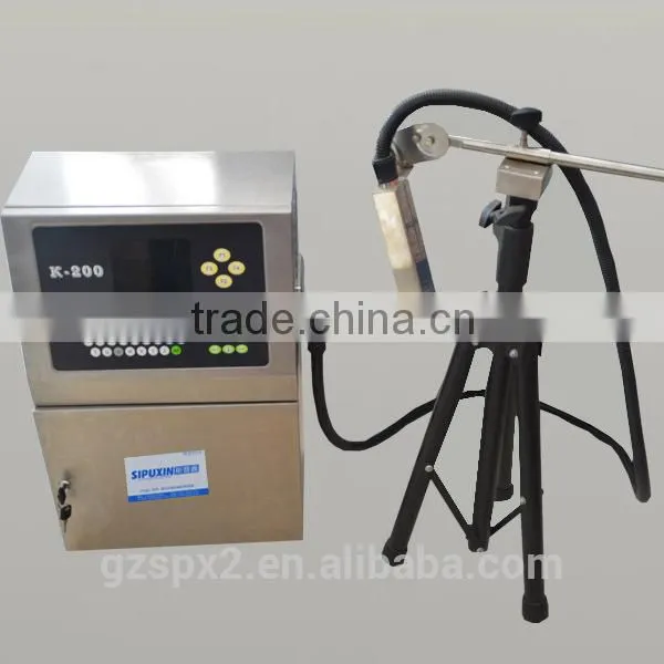 spx screen inkjet code printing machine for bottle,cans,jar