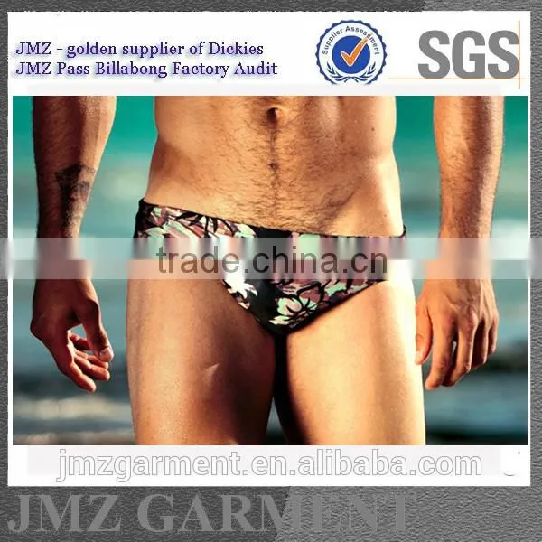 wholesale print boxer brief men bikini swimwear