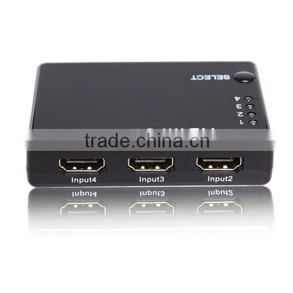 Remote control Mini hdmi switch 4x1 for HDMI devices