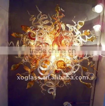 art glass chandelier xo-2010626 and crystal chandelier