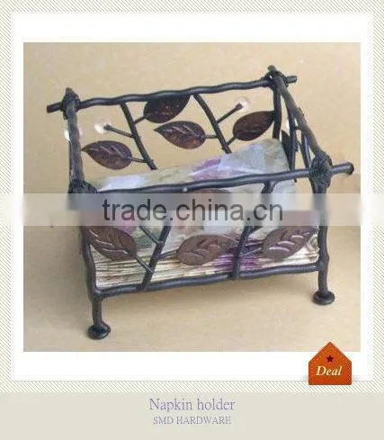 Metal antique cooktail napkin holder