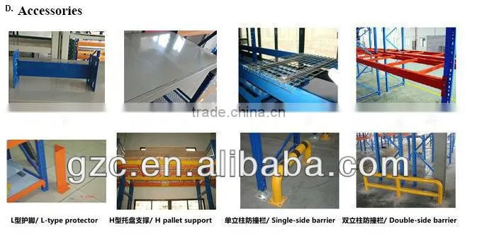 CE Certificated Warehouse Heavy Duty Pallet Beam Rack