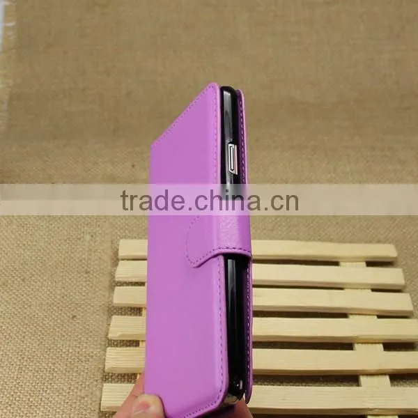 Wholesale Folio Stand Case for Samsung GALAXY Note3 N9000 PU Leather Flip Cover with Wallet