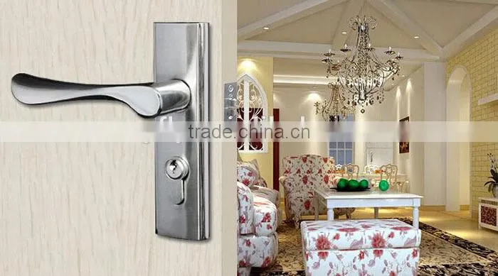 TRI-CIRCLE zinc alloy handle door lock,Indoor handle door lock,high security handle door locks