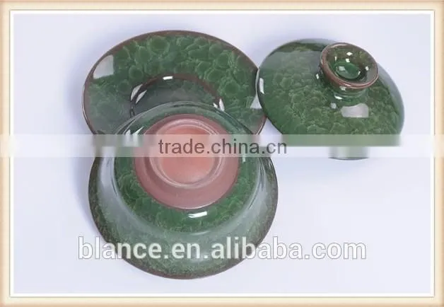 crackled glaze gaiwan in different color wholesale