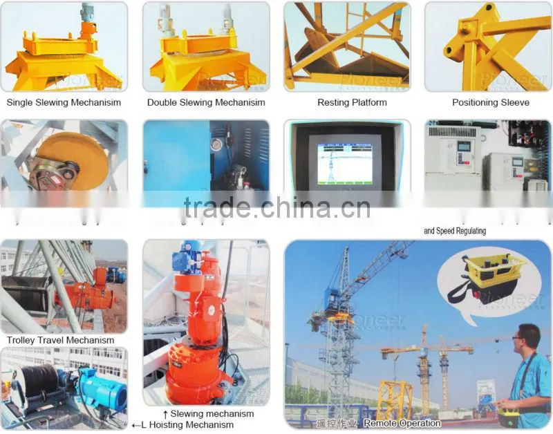 QTZ500 Best Price Tower Crane for Kenya