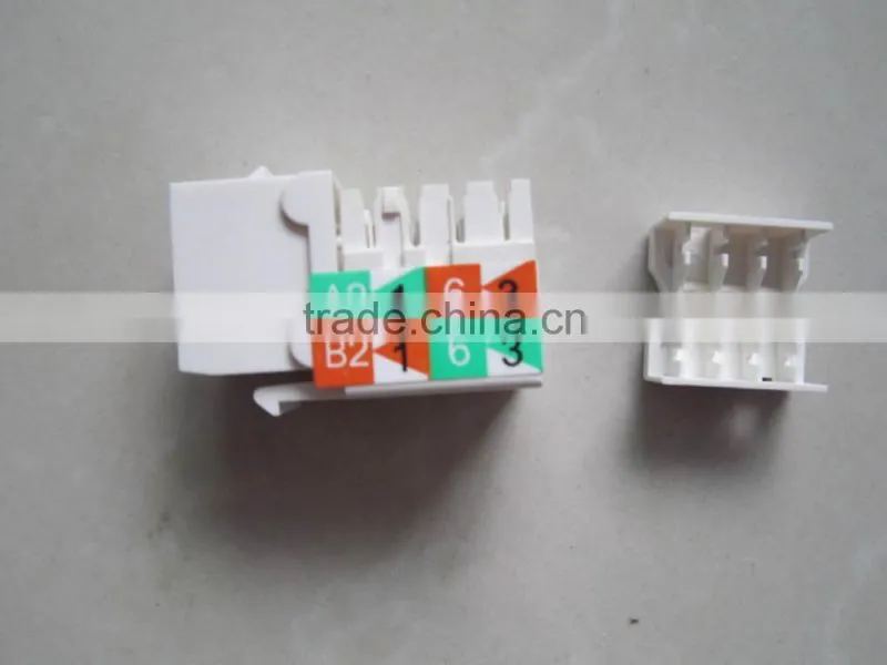 Ethernet Networking utp cat6/cat5 RJ45 Keystone jack, cat5 cat6 solution network module