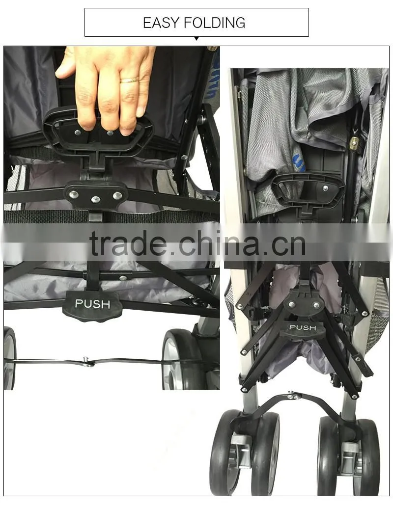 2016 aluminum tube baby stroller baby pram