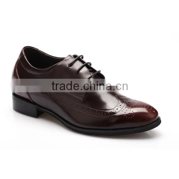 Patent Leather Men Shoes / Retro Brogue Carved Formal Dress Shoes
