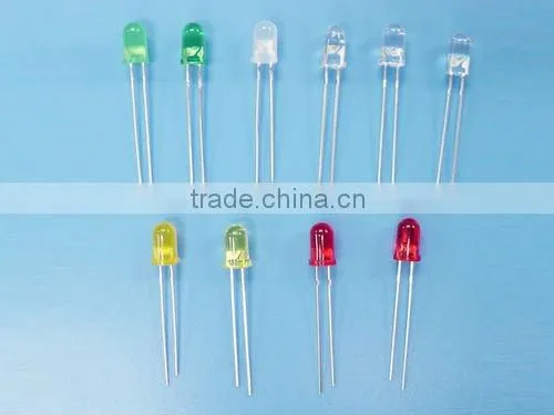 3mm Orange Color Circular LED Diode