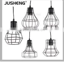 2016 Industrial Decoration White Pendant Lamp Hanging Lighting With Bulb