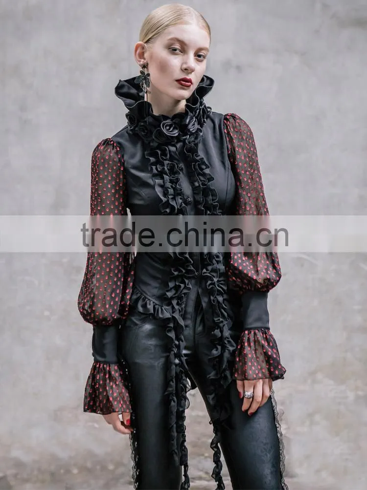 Devil fashion 2015 latest ladies gothic shirt SHT00203