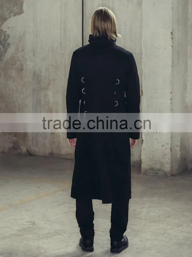 Devil fashion 2015 punk long coat in winter CT009