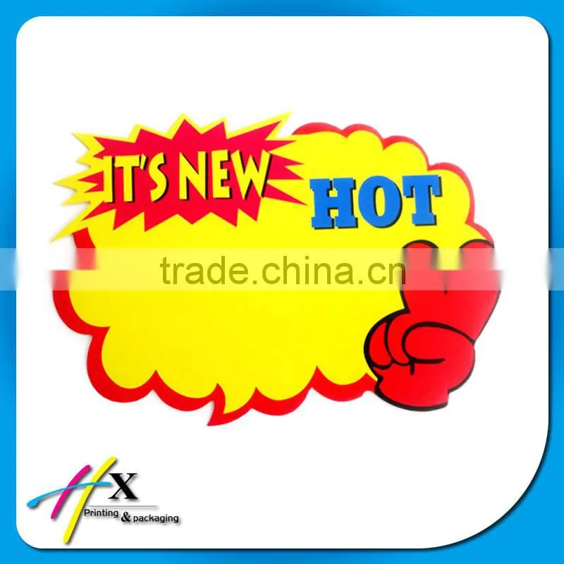 brand products attached paper tags attractive colorful tags