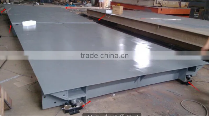 Steel Stracture Electronic vehicle Weighbridge With Printer/Hot Sell Export Movable Truck Scale/100 ton weightbridge