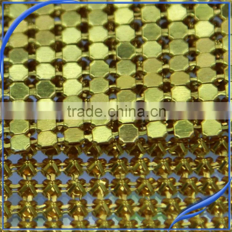 2015 cheapest!!hot fix Fashion aluminium mesh ,clothing accessories , empty cup mesh ,jewelry accessary