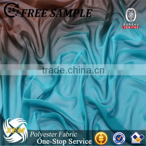 75D 100%polyester chiffon tops wholesale fabric
