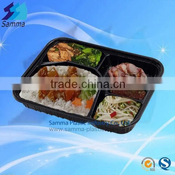 Disposable Divided Dinner Plates with Lid