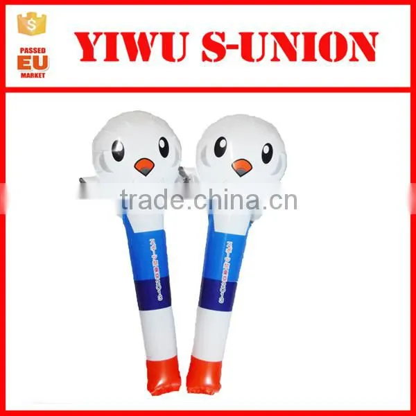 Promotionla advertising inflatable cheering stick,cheering stick
