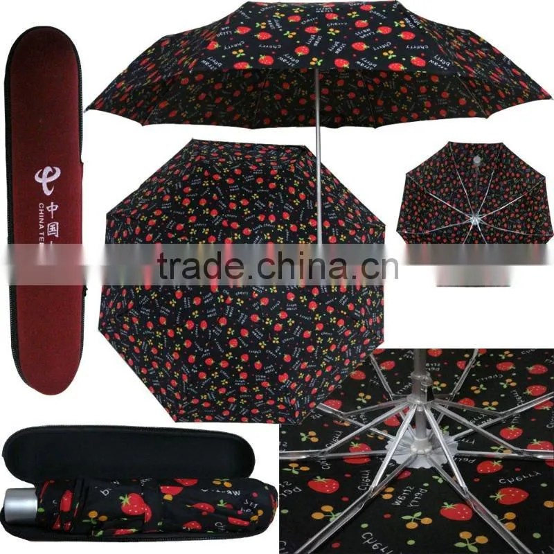 21inch 6k 3 folding cheaper portable pencil umbrella