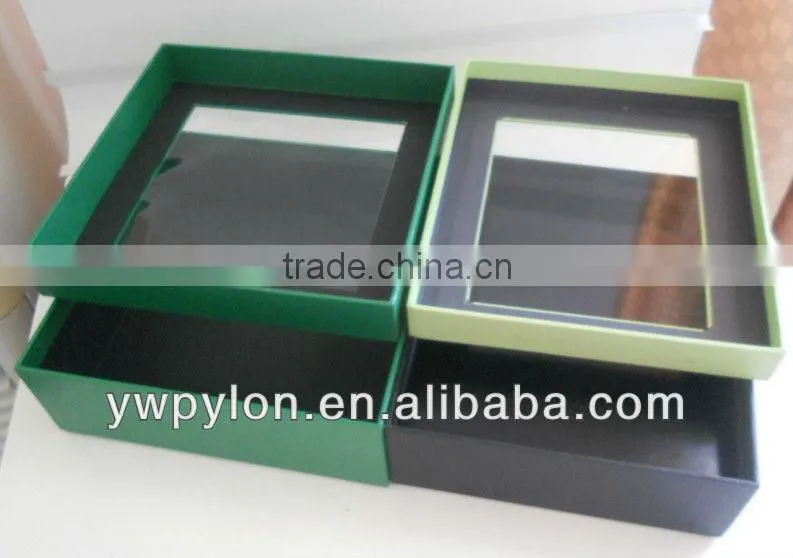 Cheap gift box with a window